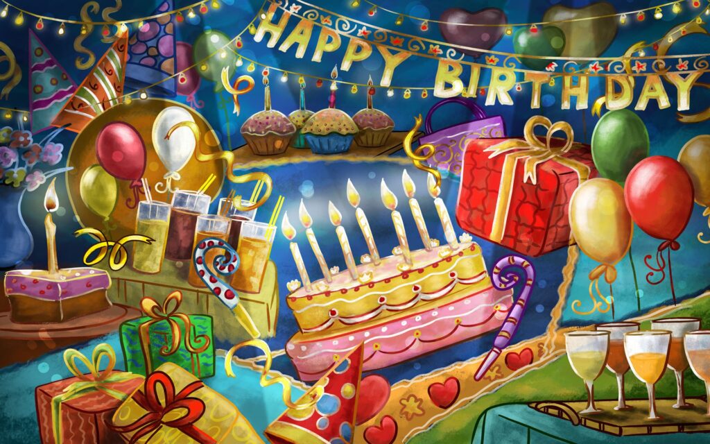 Birthday Banner HD Backgrounds